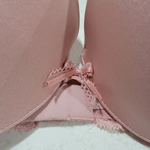 Victoria’s Secret Dream Angels Demi Bra In Satin 36C Pink - Picture 2 of 5